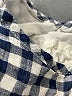 Gap 100% Cotton Checkered-gingham Blue Dress Size 12-18 mo - photo 3