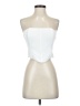 Kendall & Kylie Solid White Tube Top Size XS - photo 1