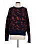 Joie 100% Wool Print Blue Wool Pullover Sweater Size L - photo 1