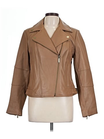 MICHAEL Michael Kors Leather Jacket (view 1)