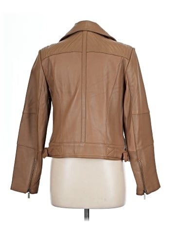MICHAEL Michael Kors Leather Jacket (view 2)