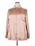 DAZY Metallic Tan Long Sleeve Blouse Size 2X (estimated) - photo 1