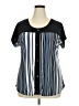 Unbranded Black Short Sleeve Blouse Size XXL (estimated) - photo 1