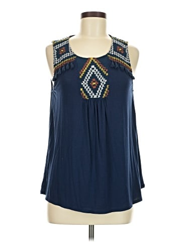 PASSPORTS Sleeveless Blouse (view 1)