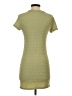 Elodie Solid Green Casual Dress Size S - photo 2