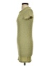 Elodie Solid Green Casual Dress Size S - photo 5