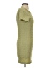 Elodie Solid Green Casual Dress Size S - photo 4
