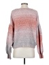 Z Supply Color Block Pink Pullover Sweater Size S - photo 2