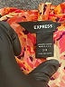 Express Floral Orange Cocktail Dress Size 3 - 4 - photo 7