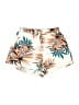 Shein 100% Polyester Tropical Ivory Shorts Size S - photo 1