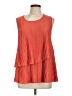 Alfani Orange Sleeveless Blouse Size L - photo 1