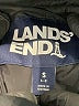 Lands' End 100% Polyester Black Trenchcoat Size S - photo 6