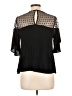 Tadashi Black Short Sleeve Top Size L (estimated) - photo 2