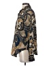Michel Print Gold Long Sleeve Blouse Size S - photo 5