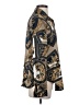 Michel Print Gold Long Sleeve Blouse Size S - photo 4