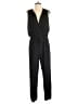 Le Lis Solid Black Jumpsuit Size M - photo 1