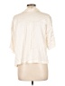 Assorted Brands Ivory Short Sleeve Blouse Size L (estimated) - photo 2