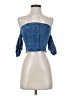 Shein Blue 3/4 Sleeve Blouse Size S - photo 1