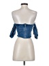 Shein Blue 3/4 Sleeve Blouse Size S - photo 2