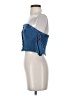 Shein Blue 3/4 Sleeve Blouse Size S - photo 5