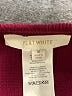 Flat White Solid Burgundy Casual Skirt Size M - photo 4