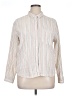 Universal Thread 100% Cotton Stripes Ivory Long Sleeve Button-Down Shirt Size XL - photo 1