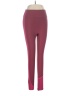 Bandier Color Block Burgundy Active Pants Size M - photo 1