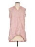 Cupio Pink Sleeveless Blouse Size L - photo 1