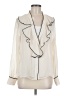 Zara Ivory Long Sleeve Blouse Size M - photo 1