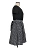 Shein 100% Polyester Graphic Black Casual Dress Size 6 - photo 4