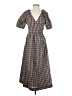 Baum Und Pferdgarten Checkered-gingham Brown Casual Dress Size EU (IT) 34 / US 00 - photo 1