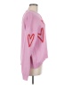 Elan Hearts Pink Pullover Sweater Size M - photo 4