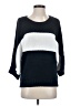 Worth New York 100% Cotton Color Block Blue Pullover Sweater Size S - photo 1