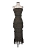 Mable 100% Polyester Tweed Brown Cocktail Dress Size S - photo 1