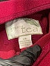 Green Tea 100% Polyester Burgundy Jacket Size L - photo 6