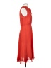 Ann Taylor 100% Polyester Solid Orange Cocktail Dress Size 2 - photo 4