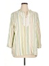 Ruby Rd. 100% Viscose Stripes Ivory 3/4 Sleeve Blouse Size XL - photo 1