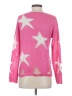 La Miel 100% Acrylic Stars Pink Pullover Sweater Size Sm - Med - photo 2