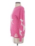 La Miel 100% Acrylic Stars Pink Pullover Sweater Size Sm - Med - photo 5
