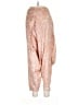 Unbranded 100% Linen Paisley Pink Linen Pants Size L - photo 2