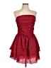 Cider 100% Polyester Hearts Red Cocktail Dress Size L - photo 1