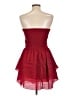 Cider 100% Polyester Hearts Red Cocktail Dress Size L - photo 2