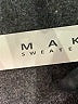 Mak Sweater Blue Pullover Sweater Size S - photo 8