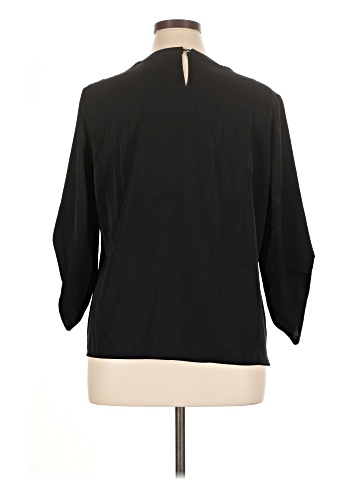 Allegra K 3/4 Sleeve Blouse (view 2)