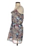 Glam Floral Gray Cocktail Dress Size S - photo 5
