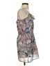 Glam Floral Gray Cocktail Dress Size S - photo 4