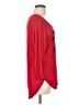 Soho 100% Rayon Red 3/4 Sleeve Blouse Size M - photo 4