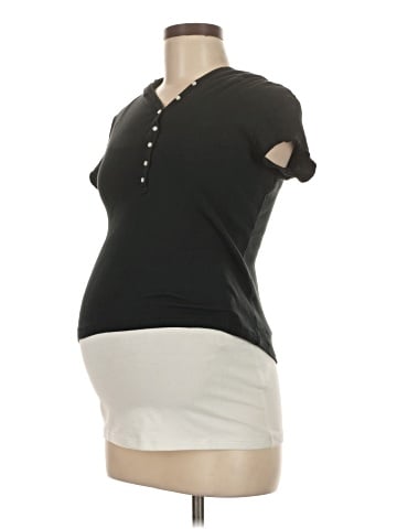 Brandy Melville Short Sleeve Henley (view 1)