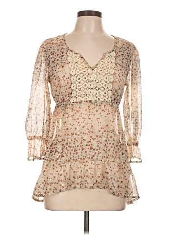 Decree 3/4 Sleeve Blouse (view 1)