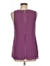 Jennifer Lopez 100% Polyester Purple Sleeveless Blouse Size M - photo 2